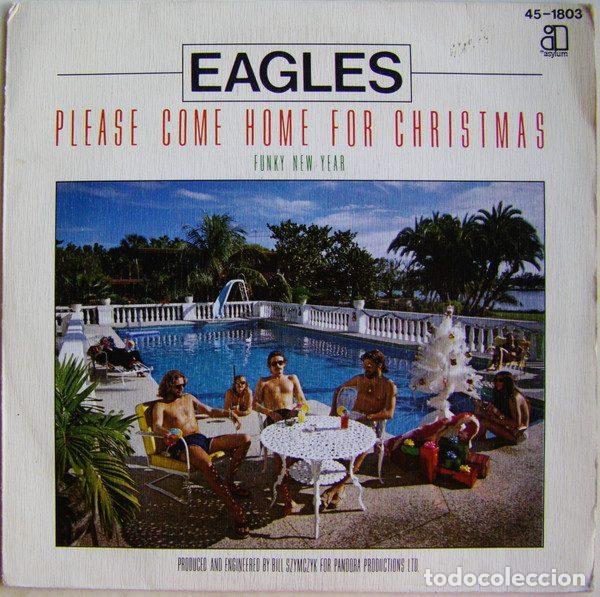 Discos de vinil: Eagles &ndash; Please Come Home For Christmas (Vinyl, Asylum Records 45-1803)