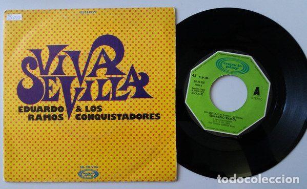 Discos de vinil: Eduardo Ramos, Eduardo Ramos & Los Conquistadores &ndash; Viva Sevilla (Vinyl, Movieplay SN-20.906)