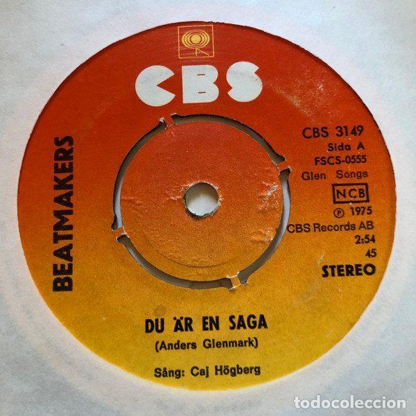 Discos de vinilo: Beatmakers &ndash; Du &Auml;r En Saga (Vinyl, CBS CBS 3149) - Foto 3