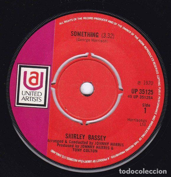 Discos de vinil: Shirley Bassey &ndash; Something (Vinyl, United Artists Records UP 35125)