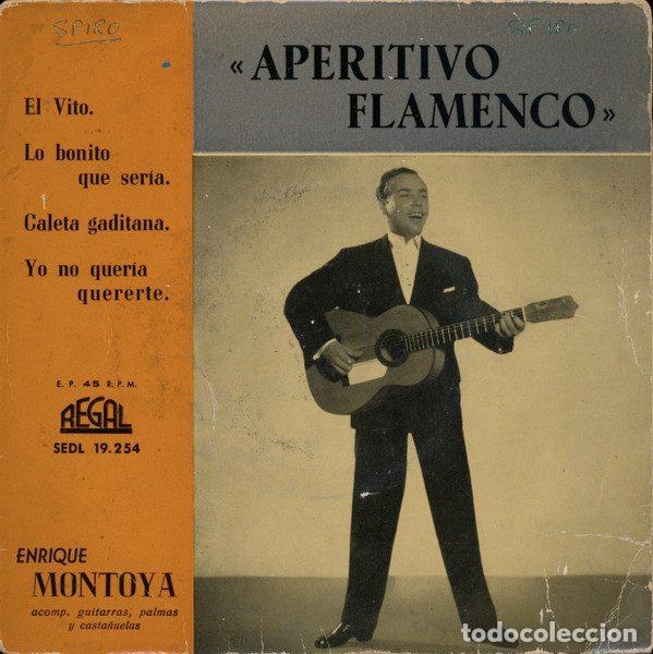 Disques de vinyle: Enrique Montoya &ndash; Aperitivo Flamenco (Vinyl, Regal SEDL 19.254)