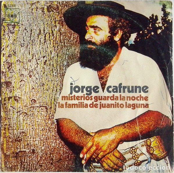 Vinyl records: Jorge Cafrune &ndash; Misterios Guarda la Noche - la Familia de Juanito Laguna (Vinyl, CBS 5288)