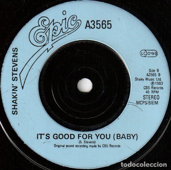 Discos de vinilo: Shakin Stevens &ndash; Its Late (Vinyl, Epic A3565) - Foto 4