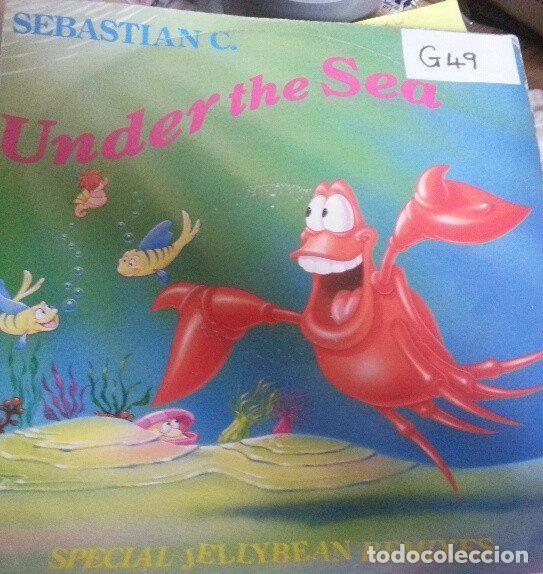 Discos de vinilo: Sebastian C. &ndash; Under The Sea - Special Jellybean Remixes (Vinyl, Hollywood Records SEBC 112)