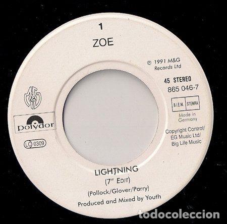 Discos de vinilo: Zo&euml; &ndash; Lightning (Vinyl, Polydor 865 046-7) - Foto 3