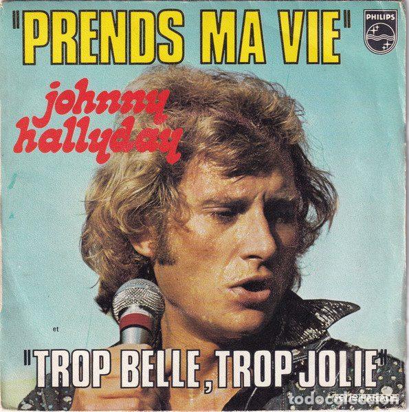 Dischi in vinile: Johnny Hallyday &ndash; Prends Ma Vie (Vinyl, Philips 6009 478)