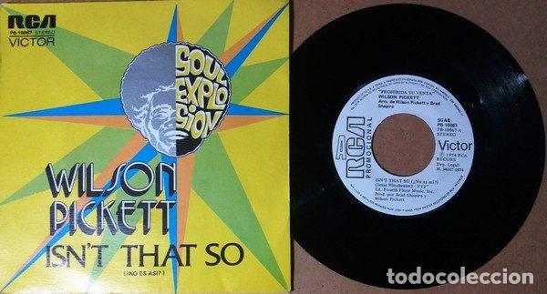 Disques de vinyle: Wilson Pickett &ndash; Isn't That So (No Es Asi?) (Vinyl, RCA Victor PB 10067)