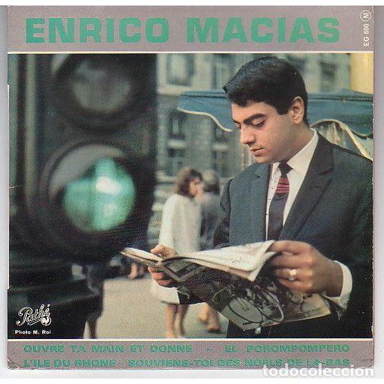 Discos de vinilo: Enrico Macias &ndash; Ouvre Ta Main Et Donne (Vinyl, Path&eacute; EG 690)