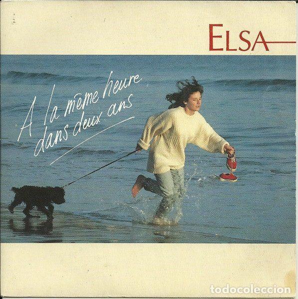 Disques de vinyle: Elsa &ndash; A La M&ecirc;me Heure Dans Deux Ans (Vinyl, Ariola 112218)