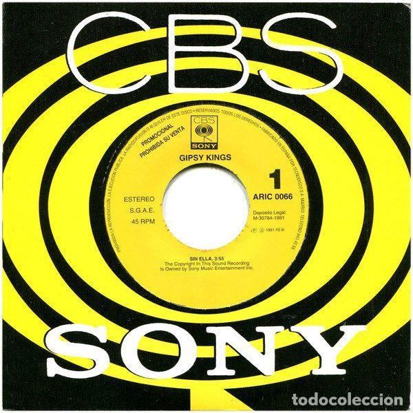 Disques de vinyle: Gipsy Kings &ndash; Sin Ella (Vinyl, CBS/Sony ARIC 0066)