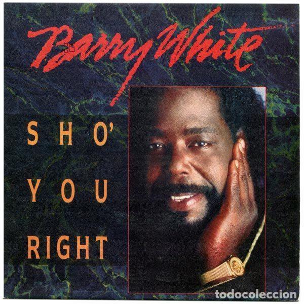 Discos de vinil: Barry White &ndash; Sho' You Right (Vinyl, A&M Records 390 204-7)