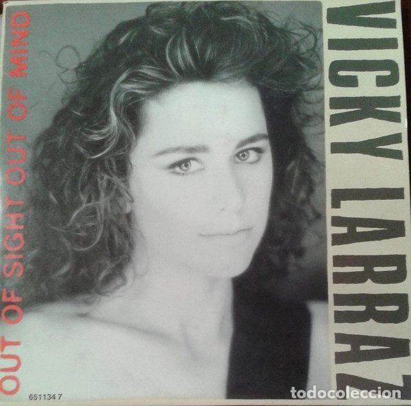 Vinyl records: Vicky Larraz &ndash; Out Of Sight, Out Of Mind (Vinyl, CBS CBS 651134 7)