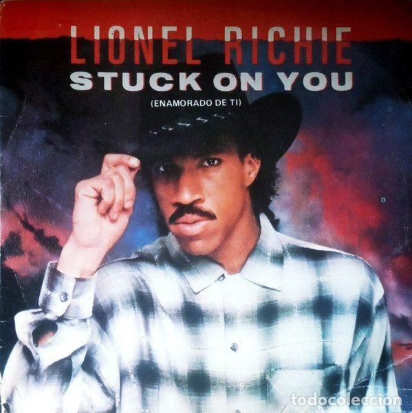 Vinyl records: Lionel Richie &ndash; Stuck On You = Enamorado De Ti (Vinyl, Motown SPBO-60164)