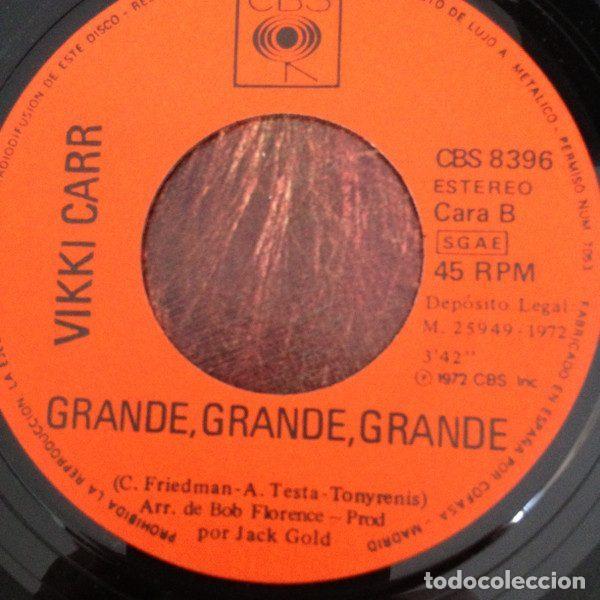 Discos de vinilo: Vikki Carr &ndash; El Triste (Vinyl, CBS CBS 8396) - Foto 4