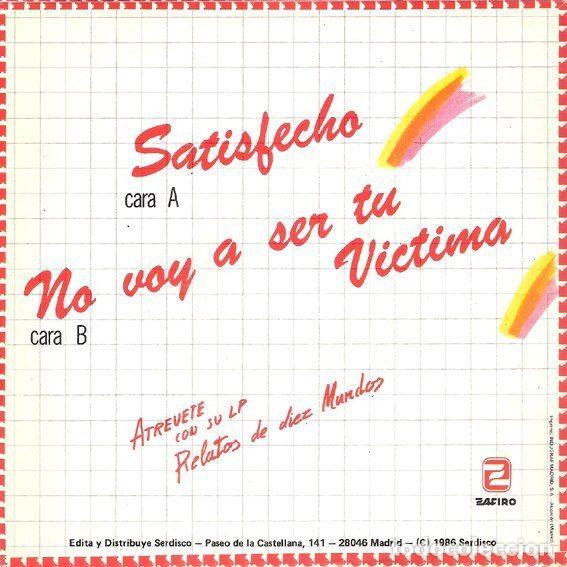 Discos de vinilo: Video &ndash; Satisfecho (Vinyl, Zafiro OOX-859) - Foto 2