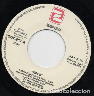 Discos de vinilo: Video &ndash; Satisfecho (Vinyl, Zafiro OOX-859) - Foto 3