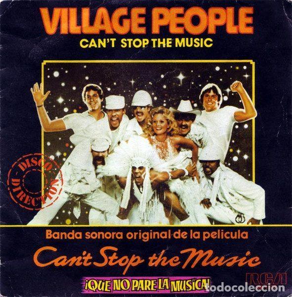 Discos de vinil: Village People &ndash; Can't Stop The Music = Que No Pare La M&uacute;sica (Vinyl, RCA Victor XB-1172)