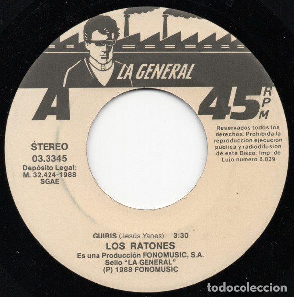 Discos de vinilo: Los Ratones &ndash; Guiris (Vinyl, La General 03.3345) - Foto 3