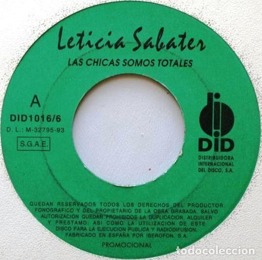 Dischi in vinile: Leticia Sabater &ndash; Las Chicas Somos Totales (Vinyl, DID DID1016/6)