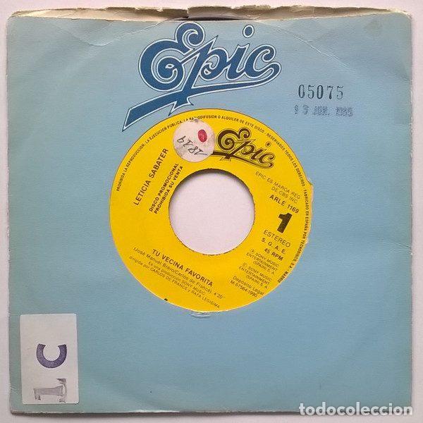 Dischi in vinile: Leticia Sabater &ndash; Tu Vecina Favorita (Vinyl, Epic ARLE 1169)