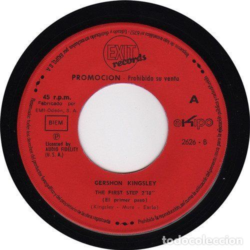 Vinyl-Schallplatten: Gershon Kingsley &ndash; The First Step / Sunset Sound (Vinyl, Exit Records 2.626-B)