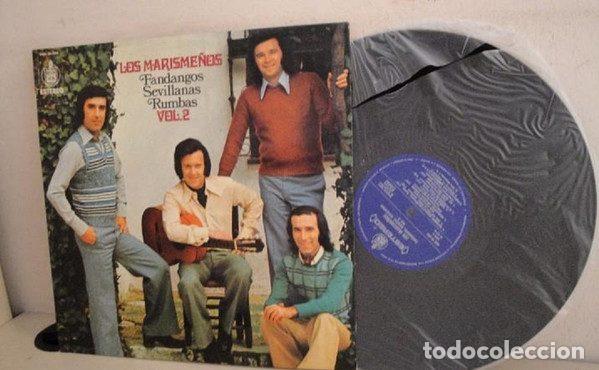 Discos de vinil: Los Marisme&ntilde;os &ndash; Fandangos, Rumbas y Sevillanas Vol 2 (Vinyl, Hispavox HHS 10-444)