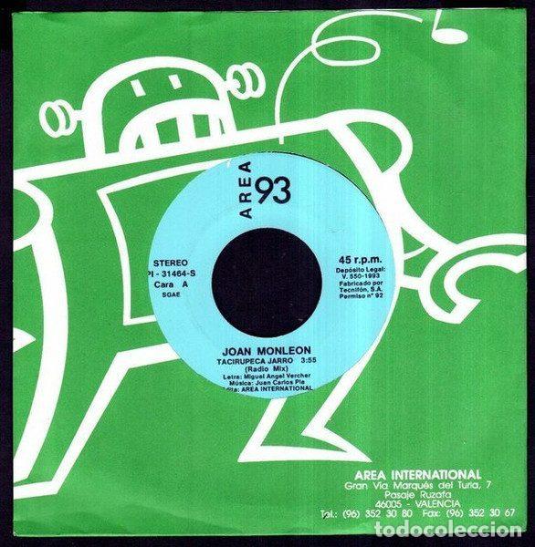 Vinyl records: Joan Monleon &ndash; Tacirupeca Jarro (Vinyl, Area International PI - 31464-S)