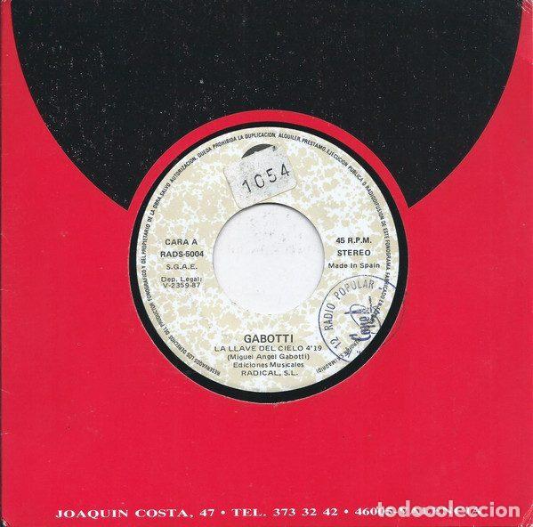 Discos de vinil: Gabotti &ndash; La Llave Del Cielo (Vinyl, Radical RADS-5004)