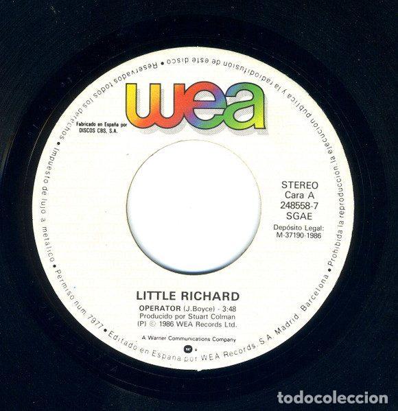 Discos de vinilo: Little Richard &ndash; Operator (Vinyl, WEA 248558-7) - Foto 3