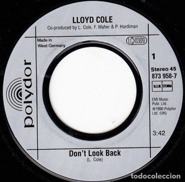 Discos de vinilo: Lloyd Cole &ndash; Dont Look Back (Vinyl, Polydor 873 958-7) - Foto 3