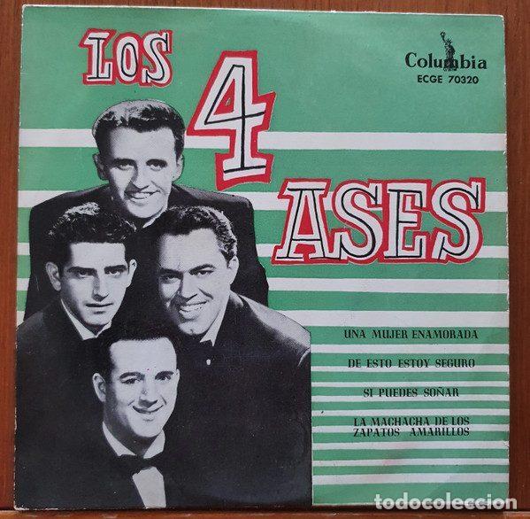 Disques de vinyle: Los Cuatro Ases &ndash; Una Mujer Enamorada (Vinyl, Columbia ECGE 70320)