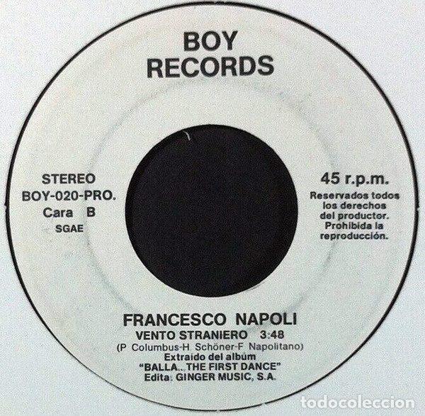 Disques de vinyle: Francesco Napoli &ndash; Vento Straniero (Vinyl, Boy Records BOY-020-PRO.)