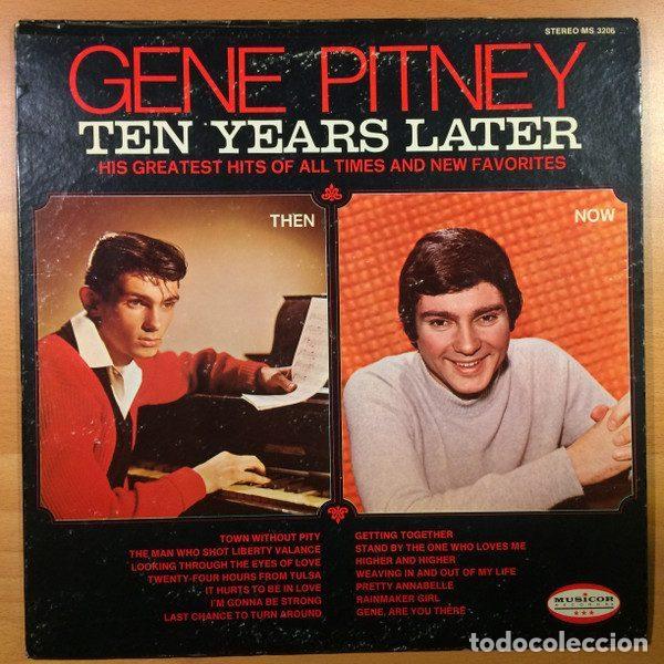 Disques de vinyle: Gene Pitney &ndash; Ten Years Later (Vinyl, Musicor Records MS 3206)
