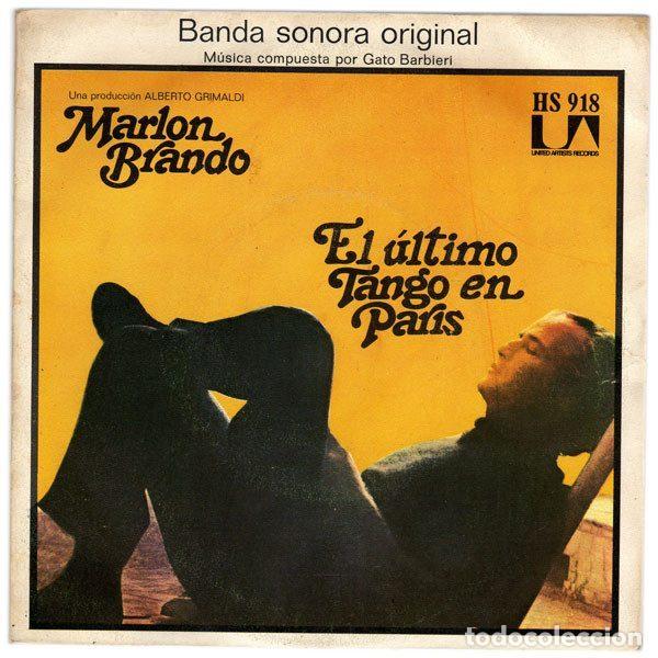 Discos de vinil: Gato Barbieri Y Su Orquesta &ndash; El &Uacute;ltimo Tango En Paris (Vinyl, United Artists Records HS 918)