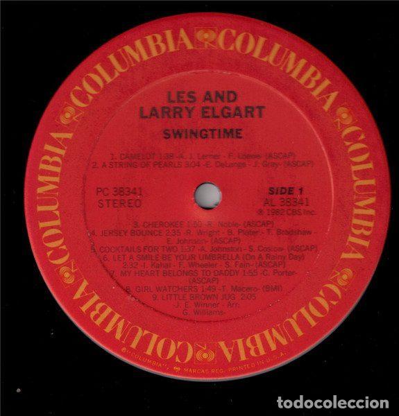 Discos de vinilo: Les & Larry Elgart &ndash; Swingtime (Vinyl, CBS PC 38341) - Foto 3