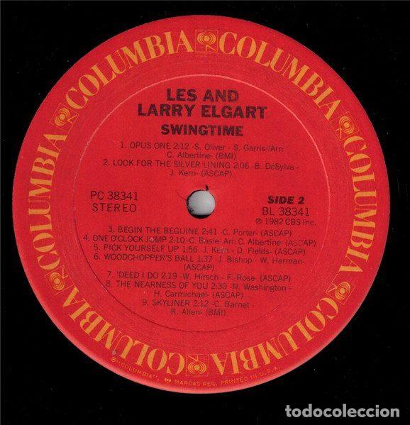Discos de vinilo: Les & Larry Elgart &ndash; Swingtime (Vinyl, CBS PC 38341) - Foto 4