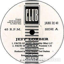 Discos de vinil: Jeff Lorber &ndash; Facts Of Love (Vinyl, Club JABX DJ 40)