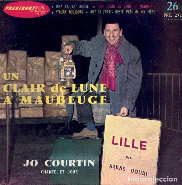 Disques de vinyle: Jo Courtin &ndash; Un Clair De Lune A Maubeuge (Vinyl, Pr&eacute;sident PRC 272)
