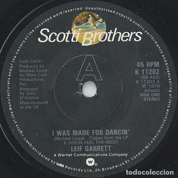 Vinyl records: Leif Garrett &ndash; I Was Made For Dancin' (Vinyl, Scotti Bros. Records K 11202)