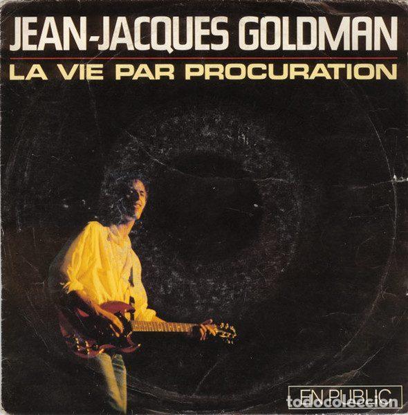 Discos de vinilo: Jean-Jacques Goldman &ndash; La Vie Par Procuration (En Public) (Vinyl, Epic EPC 650136 7)