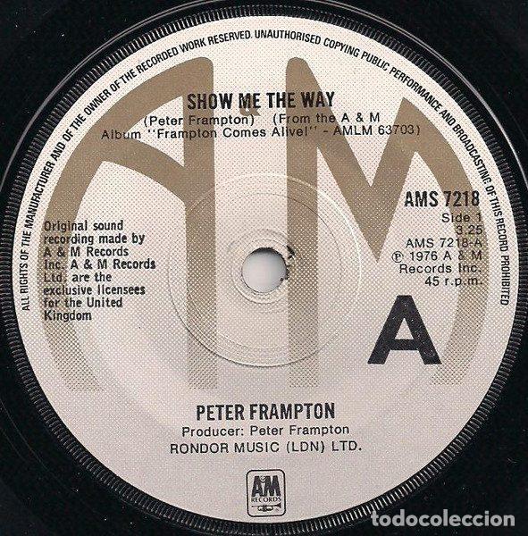 Dischi in vinile: Peter Frampton &ndash; Show Me The Way (Vinyl, A&M Records AMS 7218)