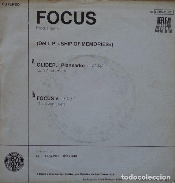 Discos de vinilo: Focus &ndash; Glider &rdquo;Planeador&rdquo; (Vinyl, Reflejo 10 C 006-25721) - Foto 2