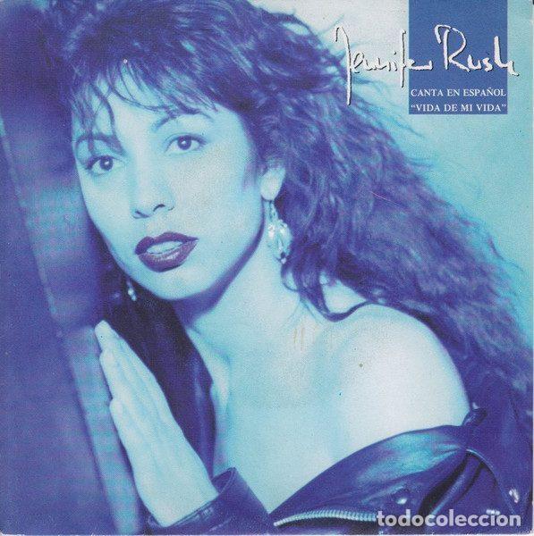 Dischi in vinile: Jennifer Rush &ndash; Canta En Espa&ntilde;ol &rdquo;Vida De Mi Vida&rdquo; (Vinyl, Epic EPC 654537-7)