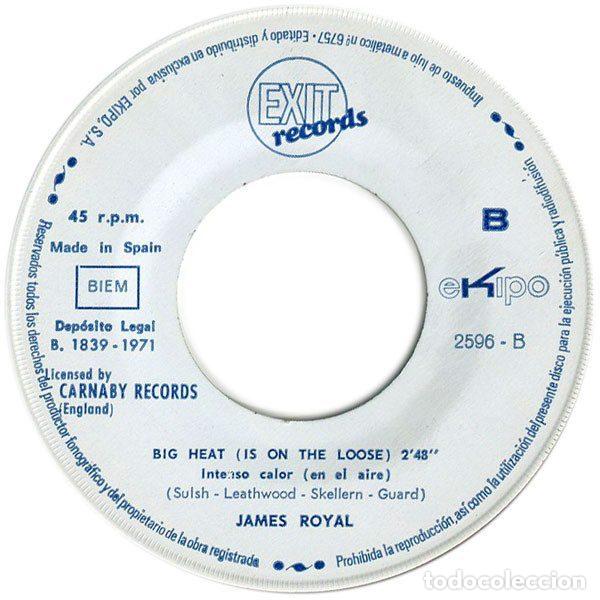 Discos de vinilo: James Royal &ndash; Caroline (Vinyl, Exit Records 2596-B) - Foto 4