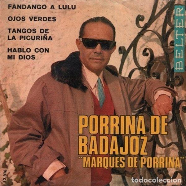 Disques de vinyle: Porrina De Badajoz &ndash; Fandango A Lulu (Vinyl, Belter 52.316)