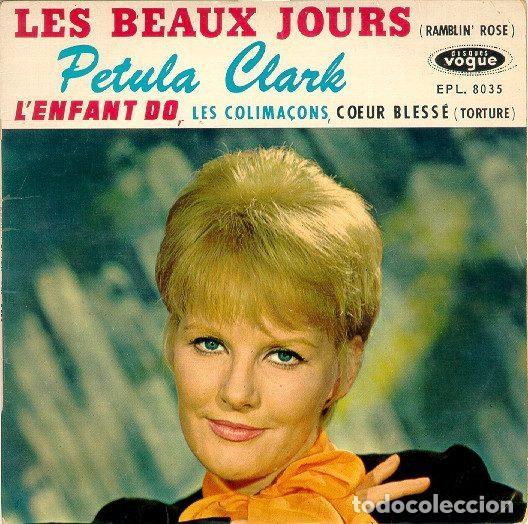 Disques de vinyle: Petula Clark &ndash; Les Beaux Jours (Vinyl, Disques Vogue EPL. 8035)