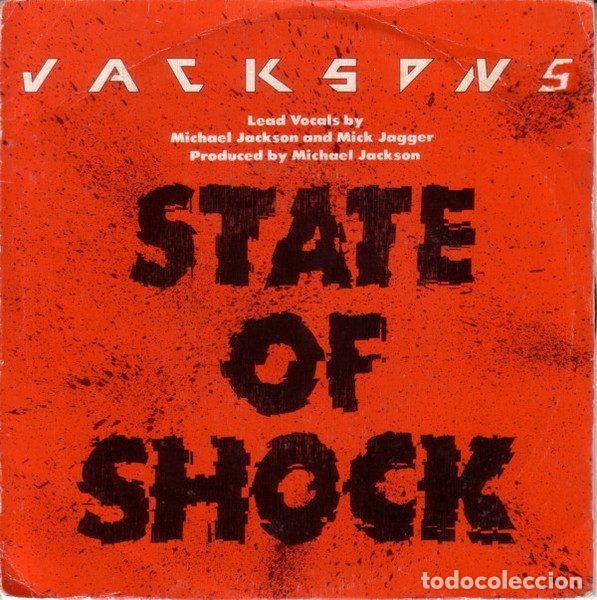 Discos de vinil: Jacksons &ndash; State Of Shock (Vinyl, Epic EPC A 4431)