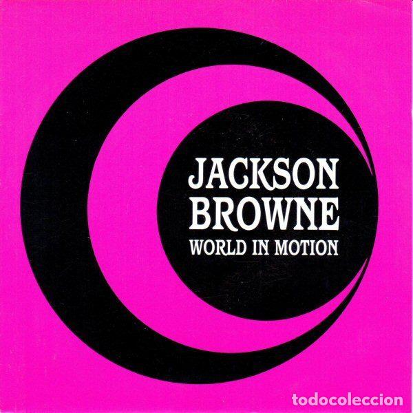 Discos de vinil: Jackson Browne &ndash; World In Motion (Vinyl, WEA 1.051)