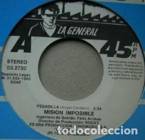Disques de vinyle: Mision Imposible &ndash; Pesadilla / Castell-ana (Vinyl, La General 03.2730)