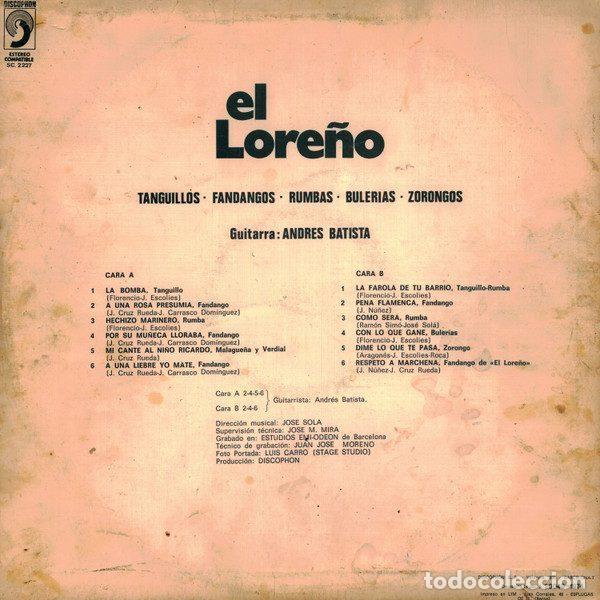 Discos de vinilo: El Lore&ntilde;o &ndash; El Lore&ntilde;o (Vinyl, Discophon S.C. 2227 ) - Foto 2